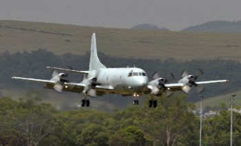 VH-ORI returning from its first flight as a civilian bird (photo: HARS)